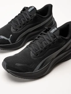 Puma - Pounce Lite - Svarta löparskor i textil
