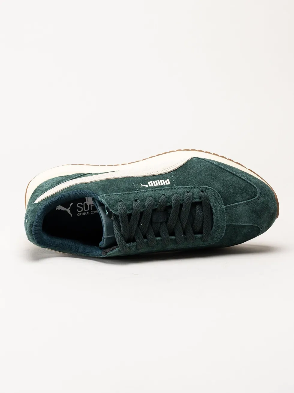 Puma - R78 Wind Sd - Gröna sneakers i mocka