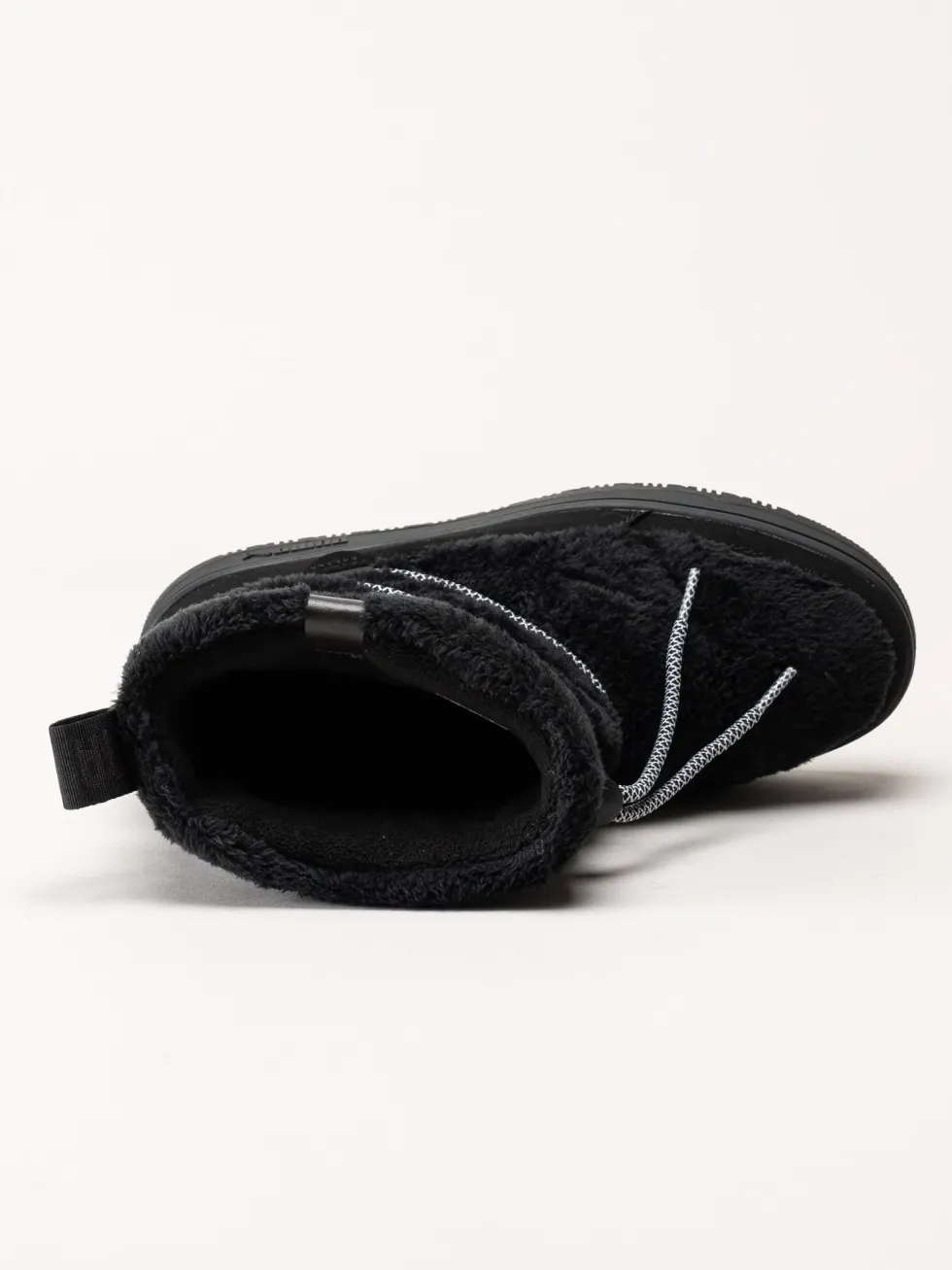 Puma - Snowbae Suede Wns - Svarta boots i fuskpäls