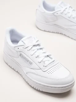 Reebok - Club C Double - Vita sneakers i skinn