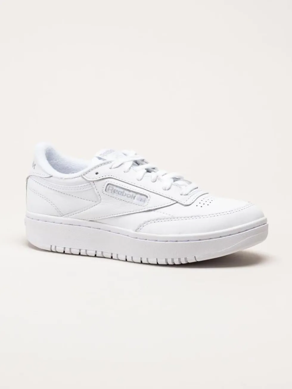 Reebok - Club C Double - Vita sneakers i skinn