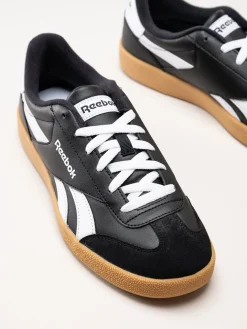 Reebok - Smash Edge S - Svarta sneakers i skinn och mocka