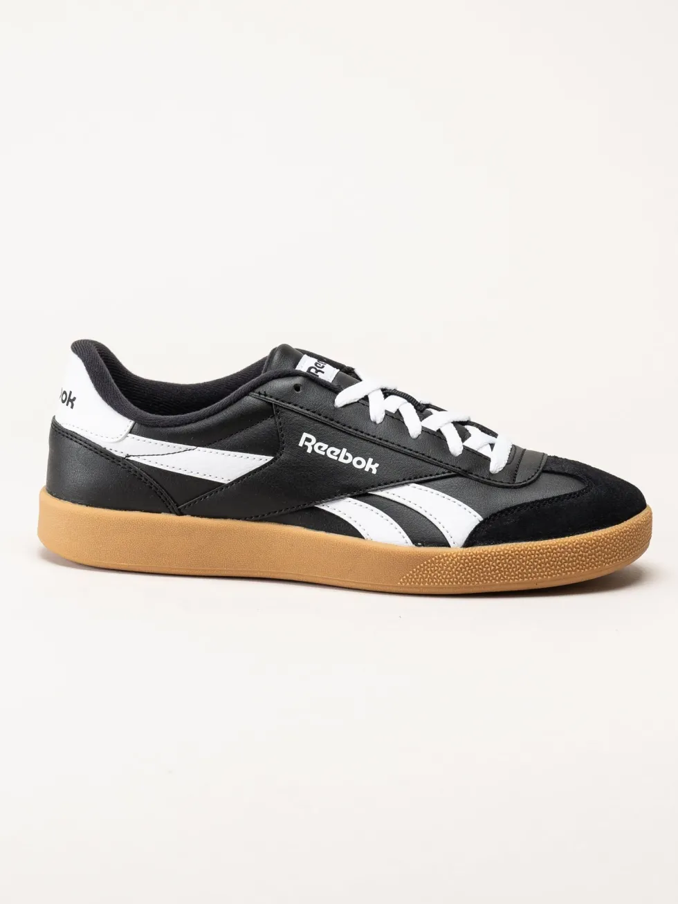 Reebok - Smash Edge S - Svarta sneakers i skinn och mocka