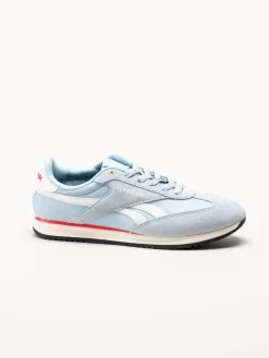 Reebok - World 70 - Ljusblå sneakers i nylon och mocka