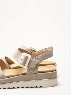 Remonte - Beige platåsandal