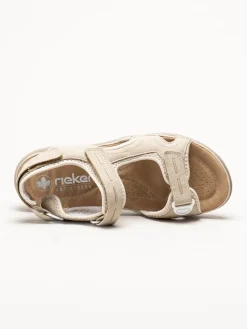 Rieker - Beige remsandaler