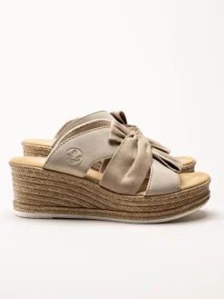 Rieker - Beige sandaletter