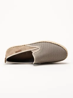 Rieker - Beige slip on sko
