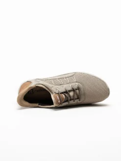 Rieker - Beige slip on sneakers