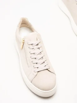 Rieker - Beige sneakers i nubuck