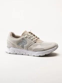 Rieker - Beige sportskor i textil