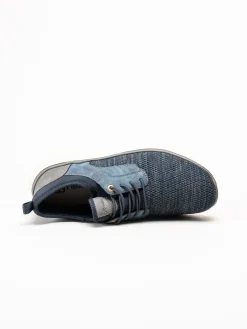 Rieker - Blå slip on sneakers