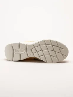 Rieker - Flerfärgade gula slip on skor i textil