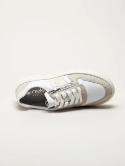 Rieker - Flerfärgad vita platåsneakers