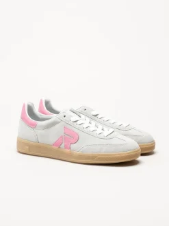 Rieker - Ljusgrön sneakers i mocka