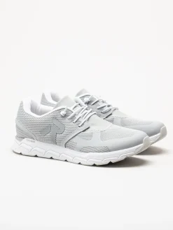Rieker - Ljusgrå sneakers i mesh