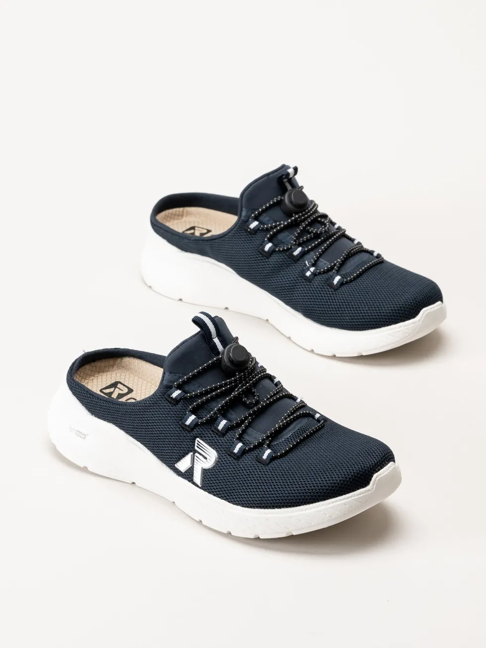 Rieker - Marinblå slip in sneakers