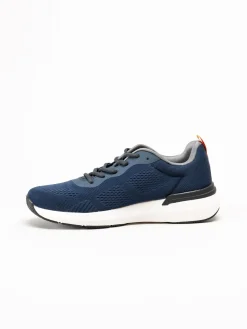 Rieker - Marinblå sneakers i mesh