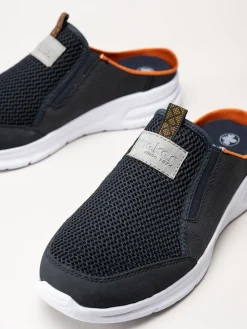 Rieker - Mörkblå slip in sandal