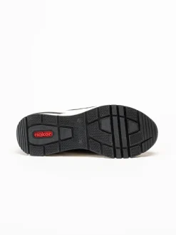 Rieker - Mörkblå slip on sneakers