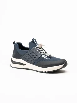 Rieker - Mörkblå slip on sneakers