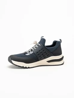 Rieker - Mörkblå slip on sneakers