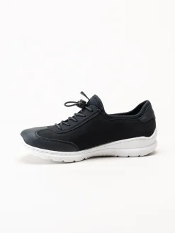 Rieker - Mörkblå slip on sneakers
