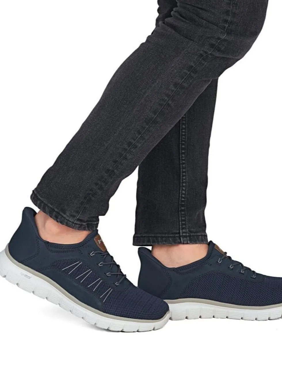 Rieker - Ready 2Go - Blå slip on skor i mesh