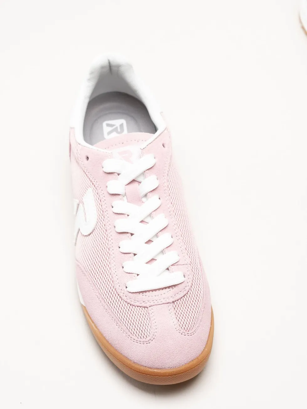 Rieker - Rosa sneakers i mocka