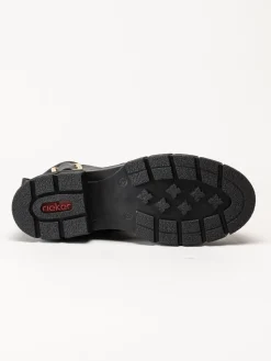 Rieker - Svarta boots i skinn