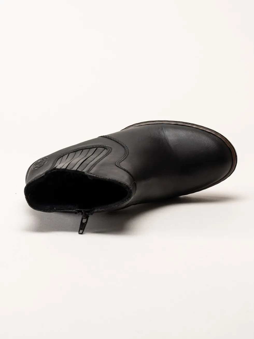 Rieker - Svarta boots i skinn