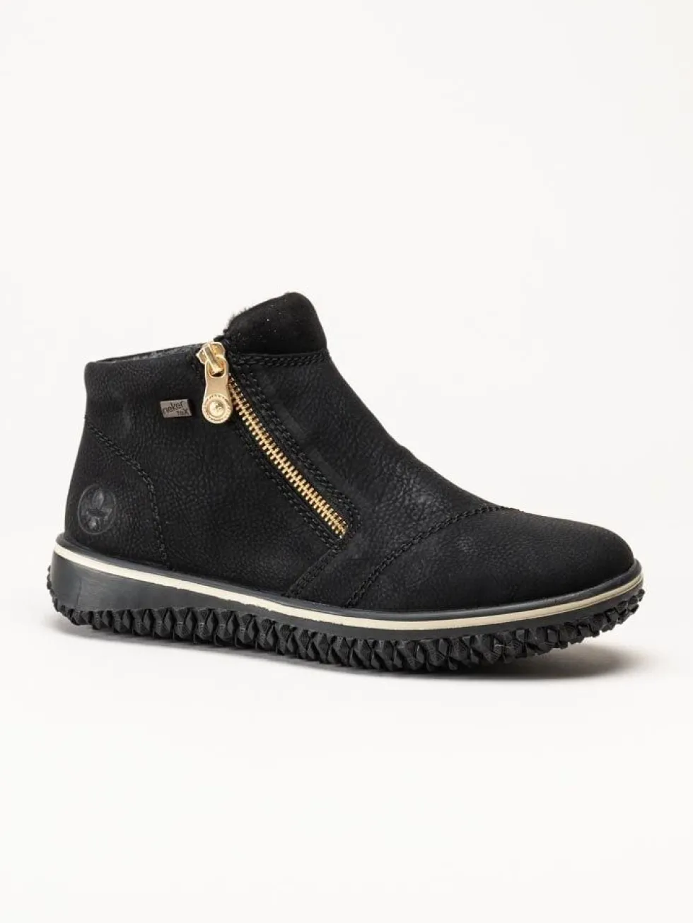 Rieker - Svarta boots med Rieker-Tex
