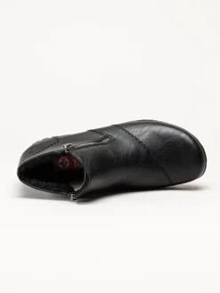 Rieker - Svarta fodrade boots