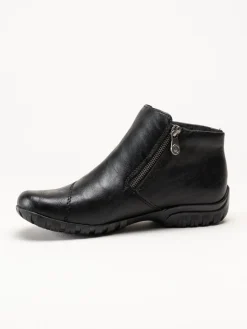 Rieker - Svarta fodrade boots