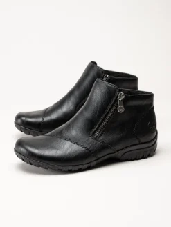 Rieker - Svarta fodrade boots