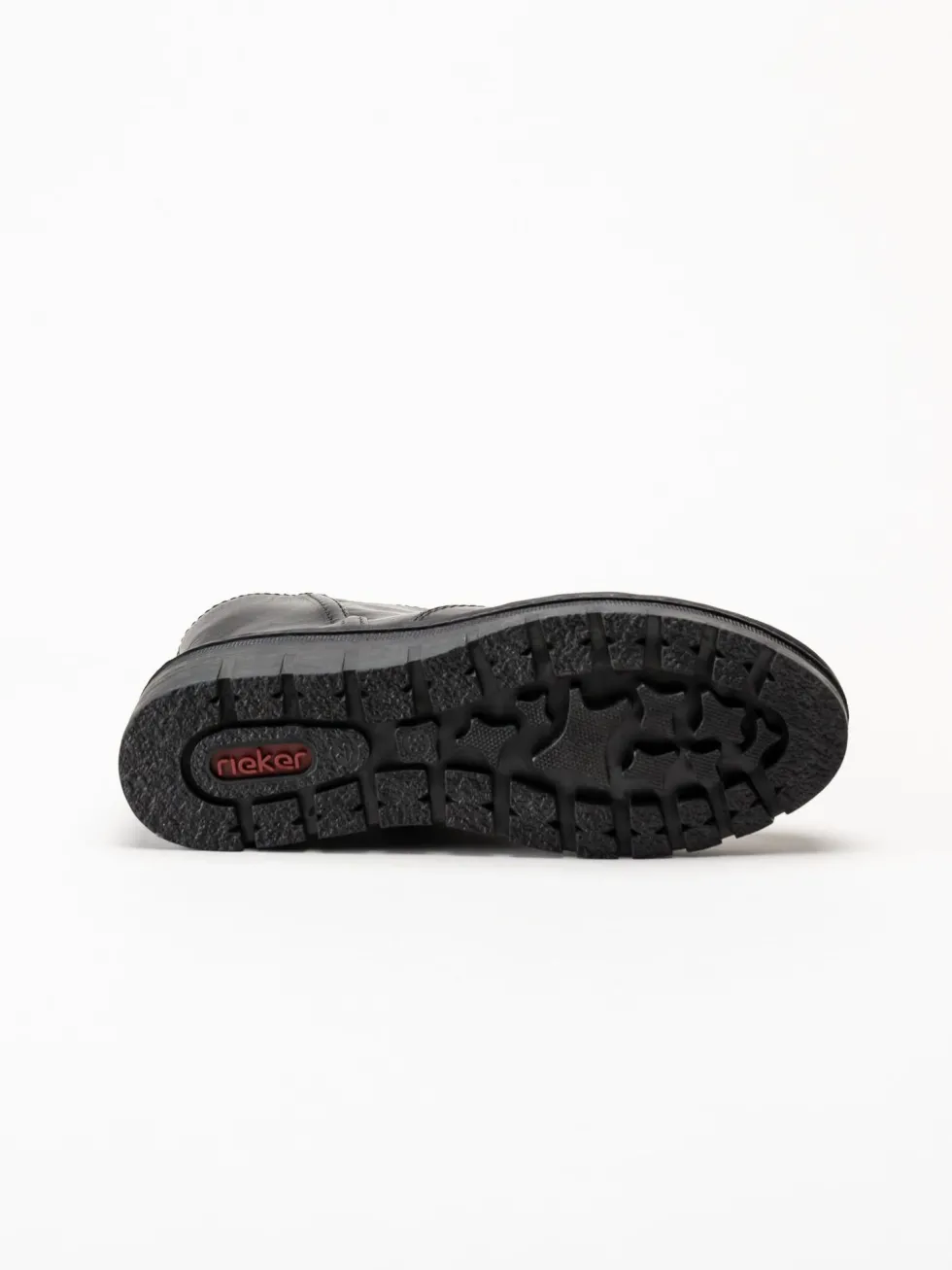 Rieker - Svarta fodrade kilklackade boots
