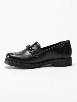 Rieker - Svarta loafers
