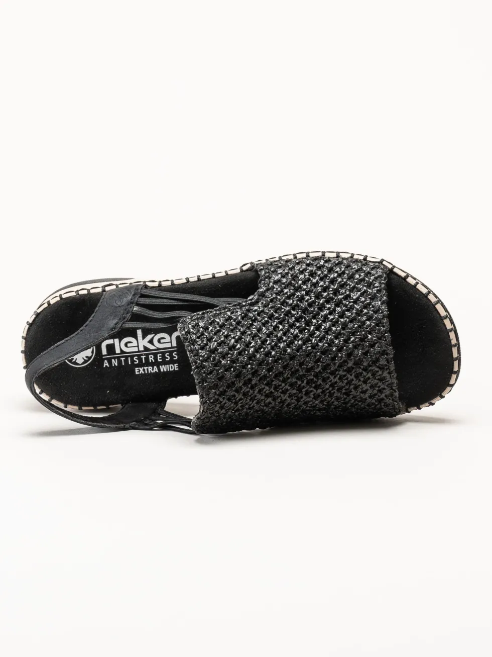 Rieker - Svarta sandaler