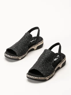 Rieker - Svarta sandaler