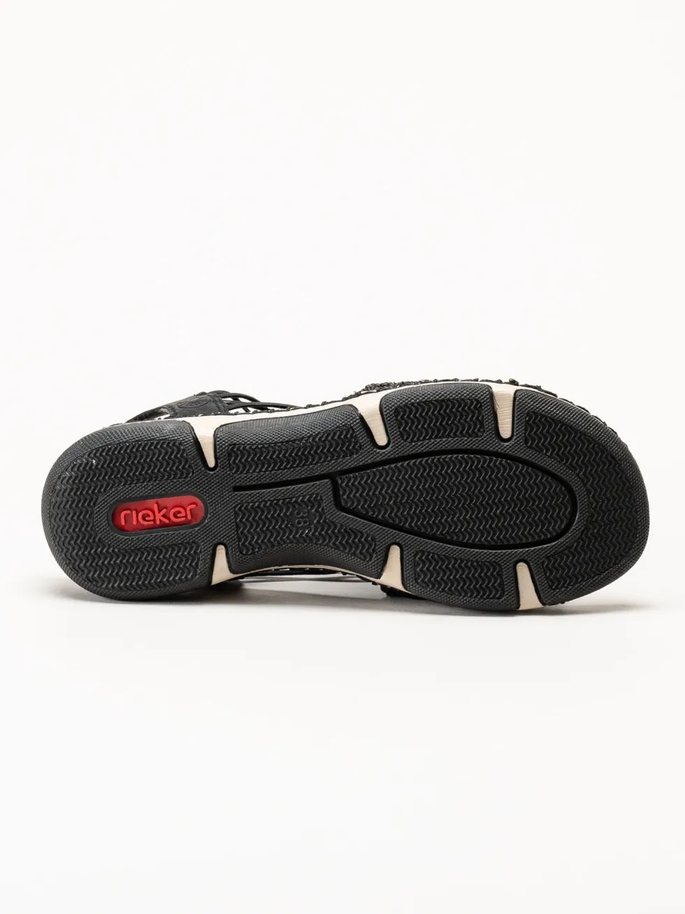 Rieker - Svarta sandaler