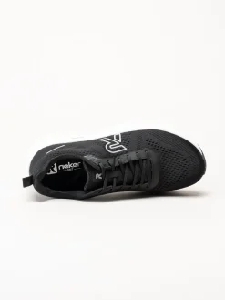 Rieker - Svarta sneakers i mesh