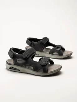 Rieker - Svarta sportiga sandaler
