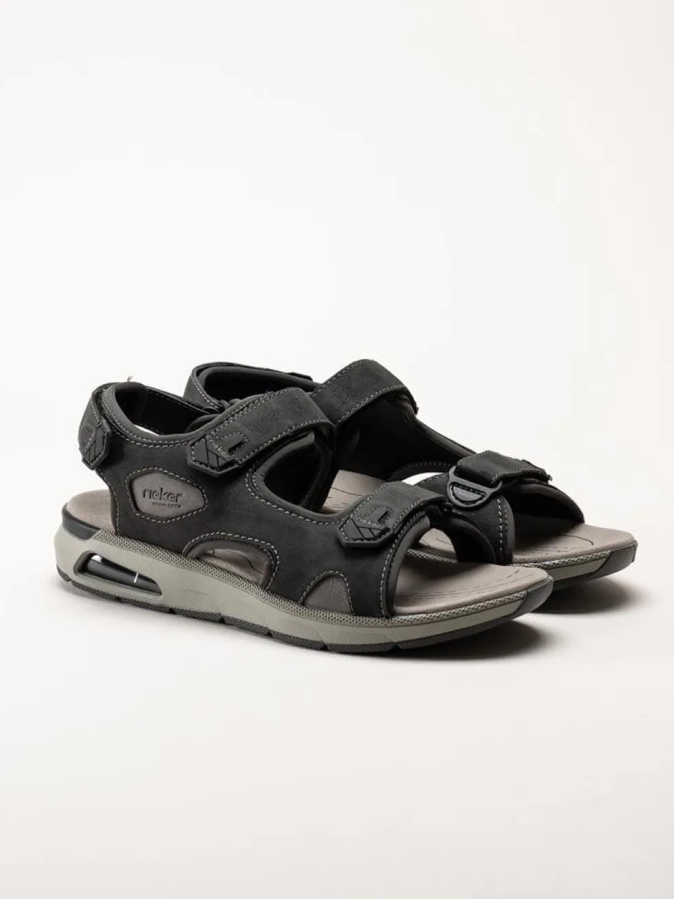 Rieker - Svarta sportiga sandaler