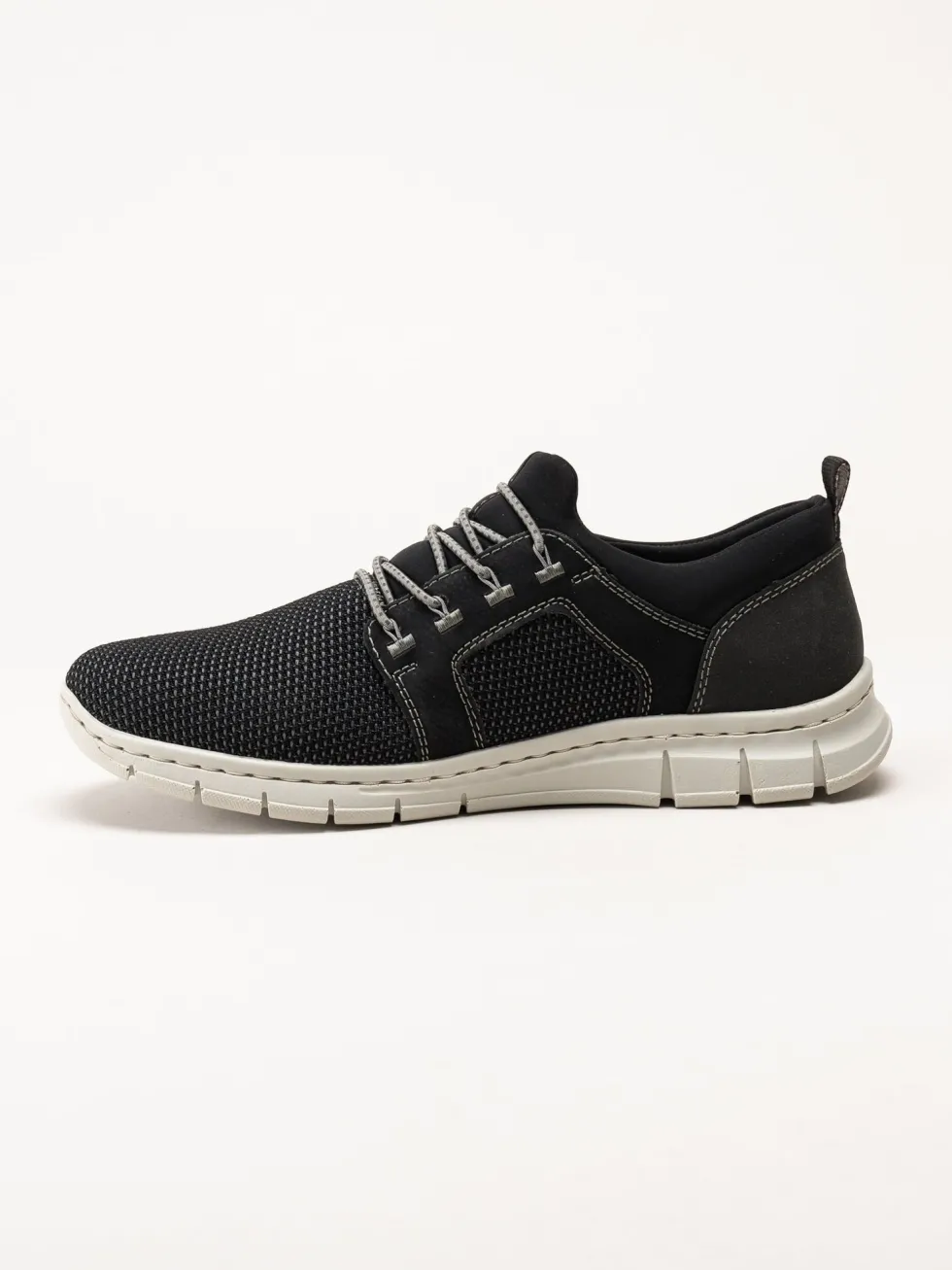 Rieker - Svarta sportiga slip on skor