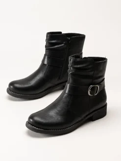 Rieker - Svarta varmfodrade boots