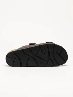 Rohde - H.Soave - Mörkbruna slip in sandaler