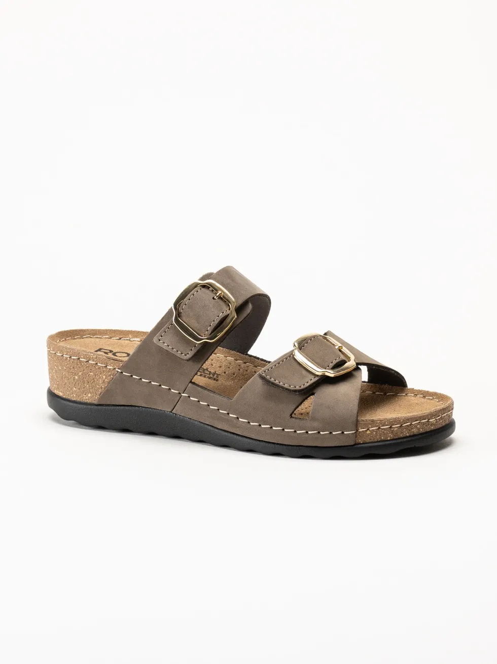 Rohde - Soave 40 - Bruna slip in sandaler med kilklack