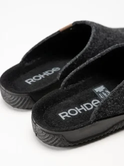Rohde - Soltau-H - Mörkgrå slip in tofflor