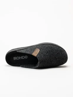 Rohde - Soltau-H - Mörkgrå slip in tofflor