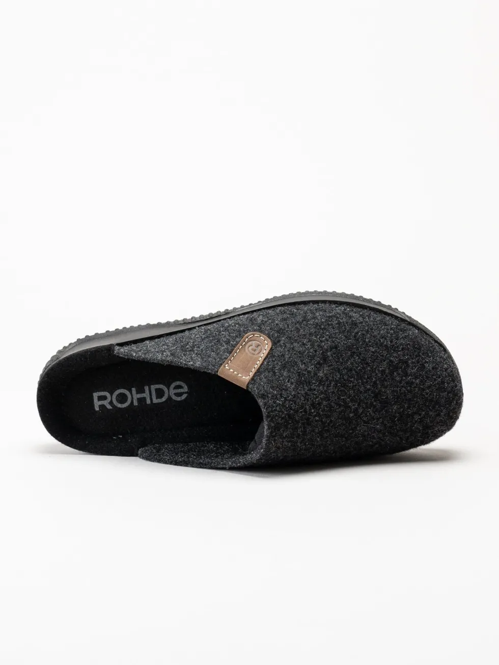 Rohde - Soltau-H - Mörkgrå slip in tofflor